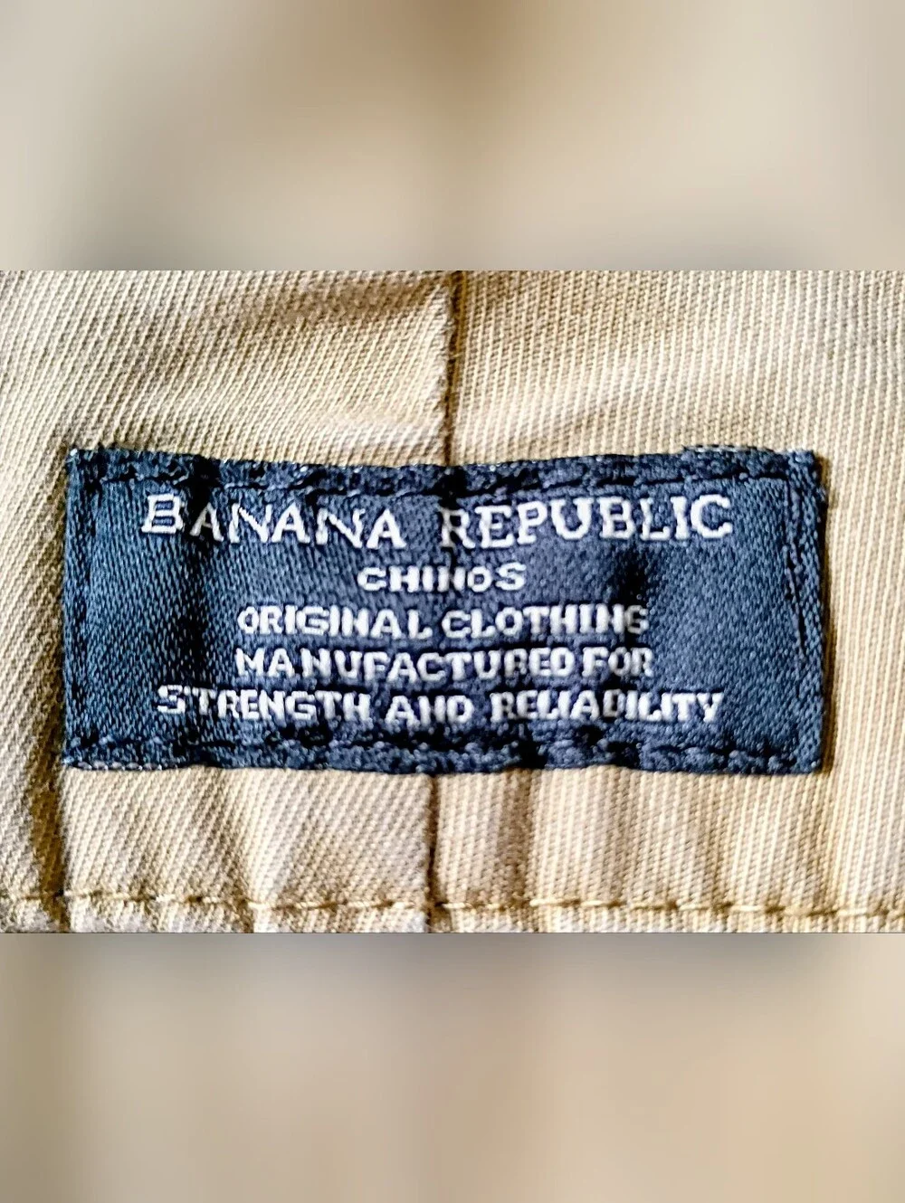 Banana Republic Men's Chinos in Khaki Tan